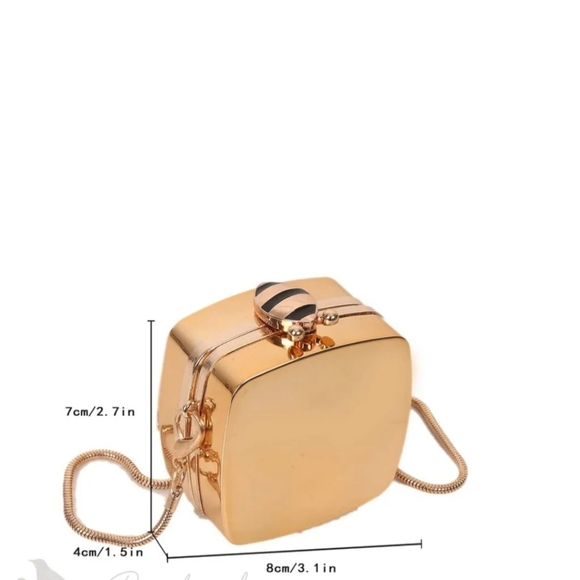 Mini Metal box bag - Picture 1 of 4